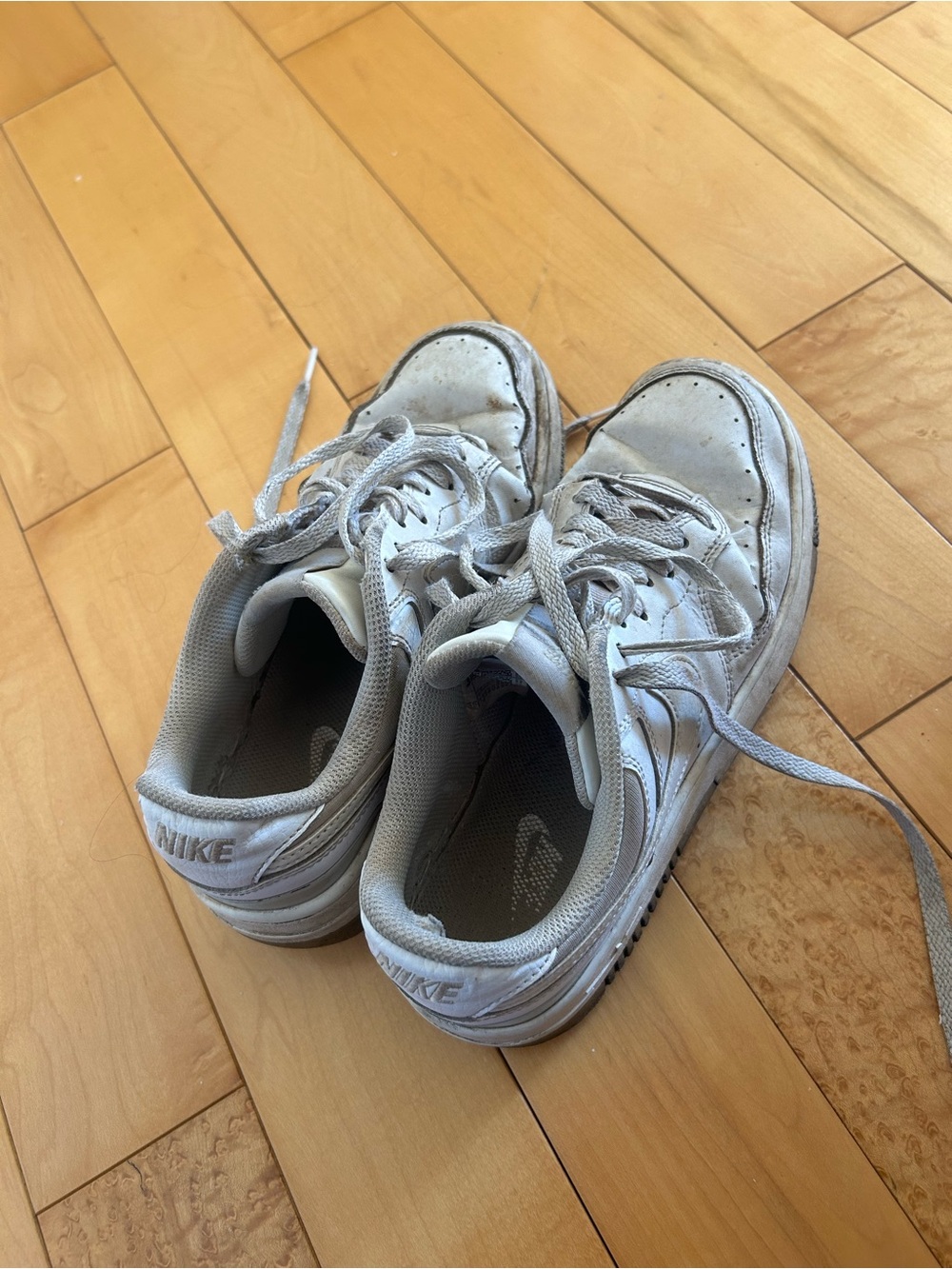 Nike White Low-Top Sneakers